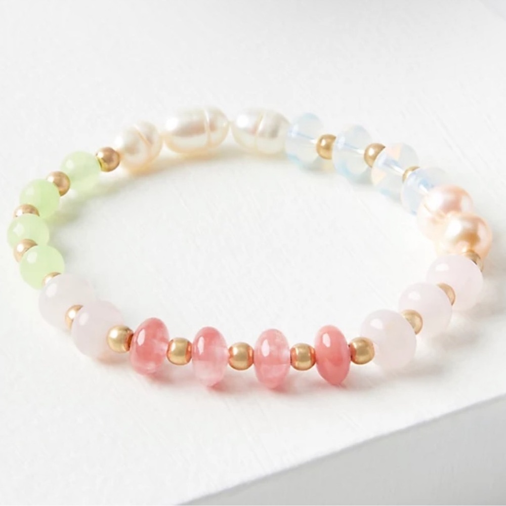 ✨3/$30✨NWT Loft ColorBlock Beaded Statement Bracelet